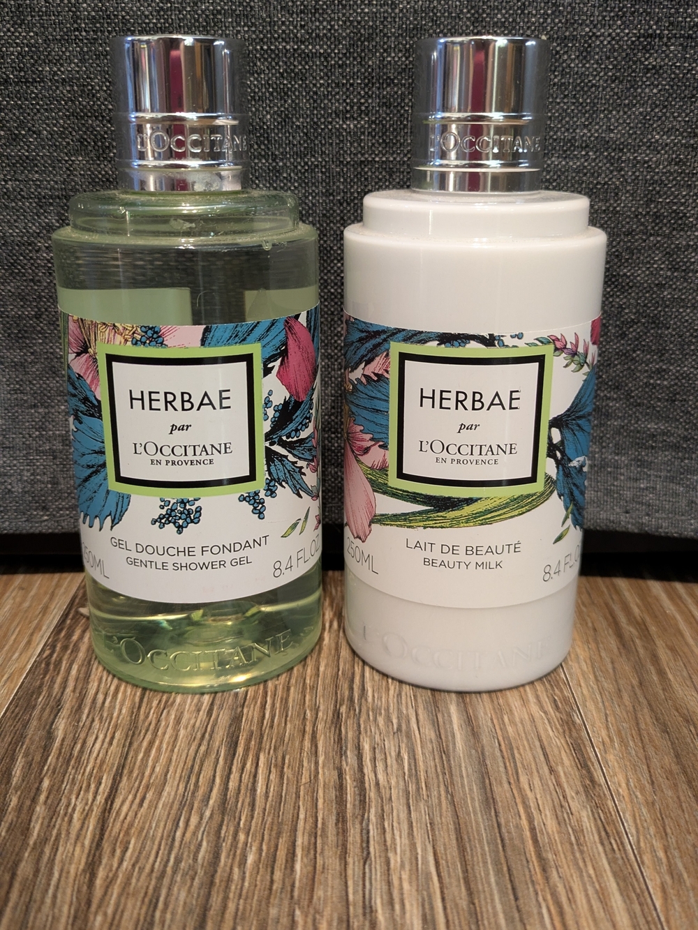 L'OCCITANE Herbae Bath Duo — Shower Gel And Body Milk, Full Size